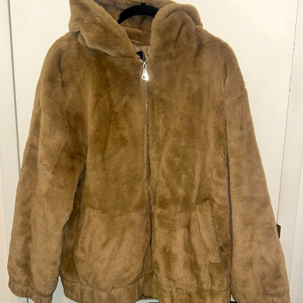 Rachel Zoe faux fur winter jacket